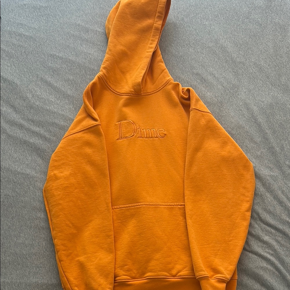 Dime Hoodie Mens Medium - Orange